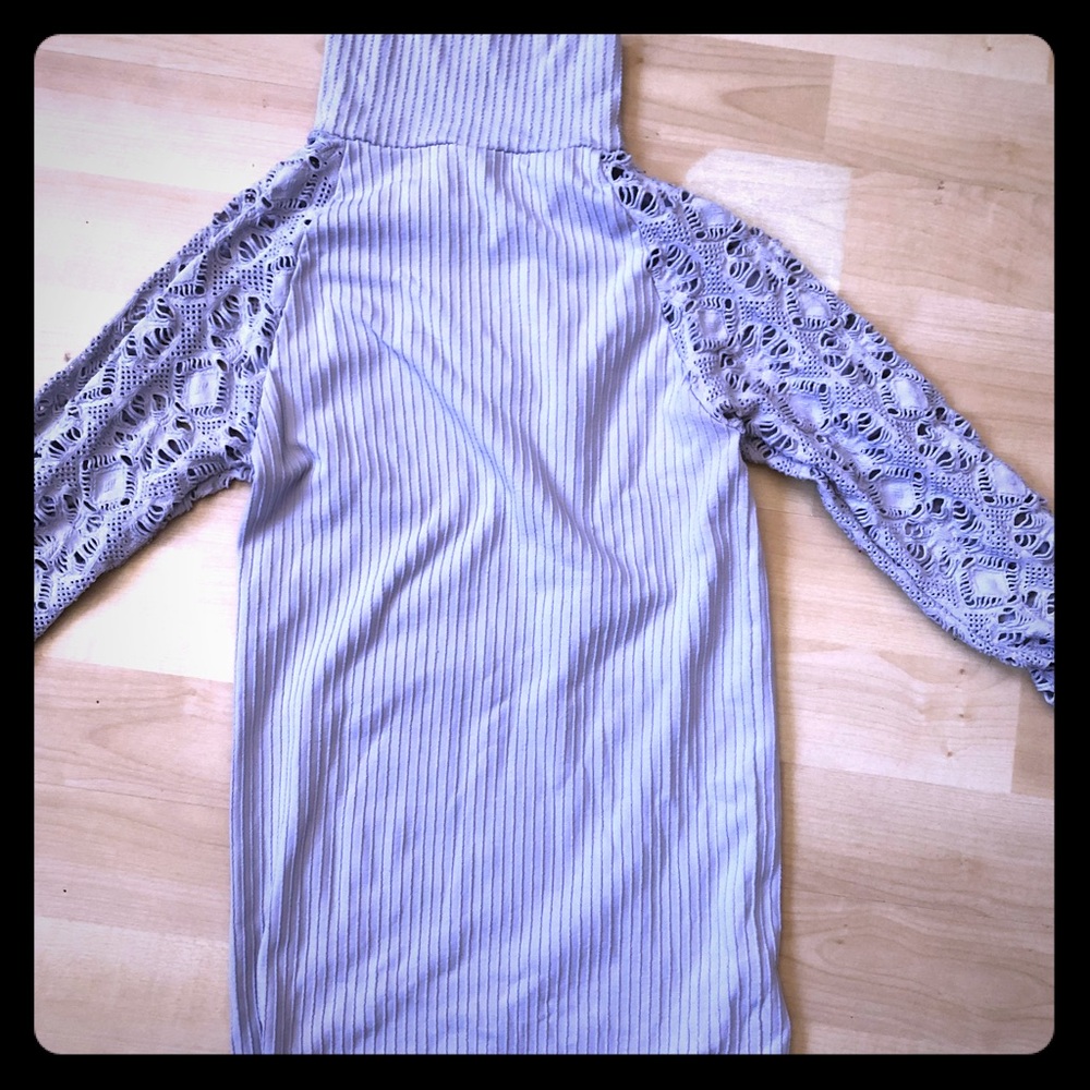 Lavender free people turtle neck